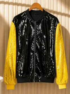 Pittsburgh Steelers Sequin Bomber Jacket