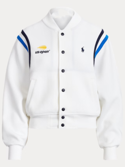 Polo Ralph Lauren US Open White Varsity Jacket