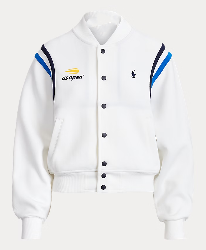 Polo Ralph Lauren US Open White Varsity Jacket