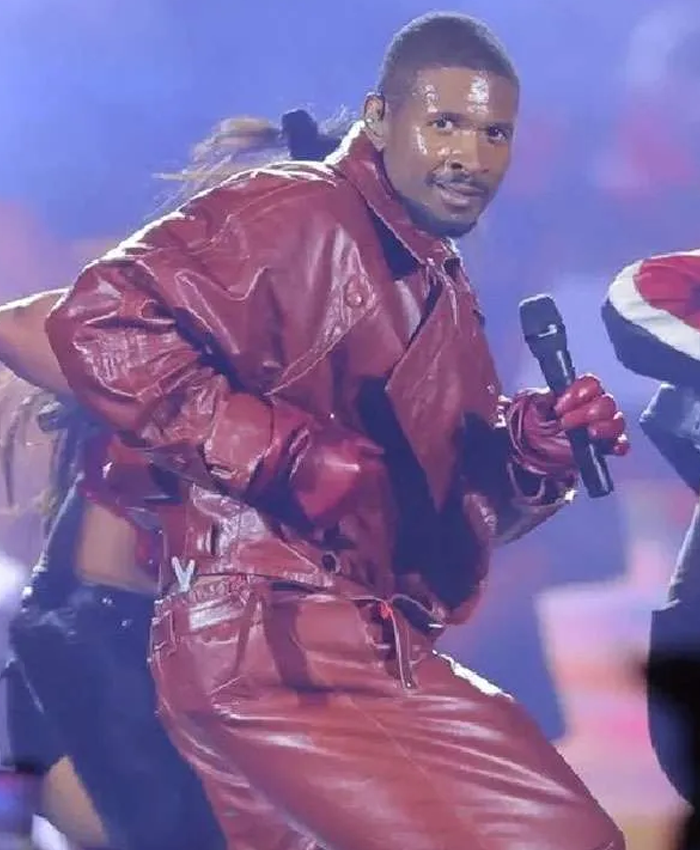 RB-Chicago-Tour-2026-Usher-Oversized-Red-Leather-Jacket-Right