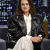 Rachael-Gunn-The-Tonight-Show-Starring-Jimmy-Fallon-2026-Black-Leather-Jacket