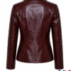 Rachel Green Friends Leather Jacket Back