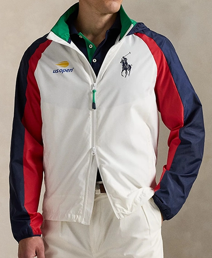 Ralph Lauren US Open Umpire hooded Jacket for mens