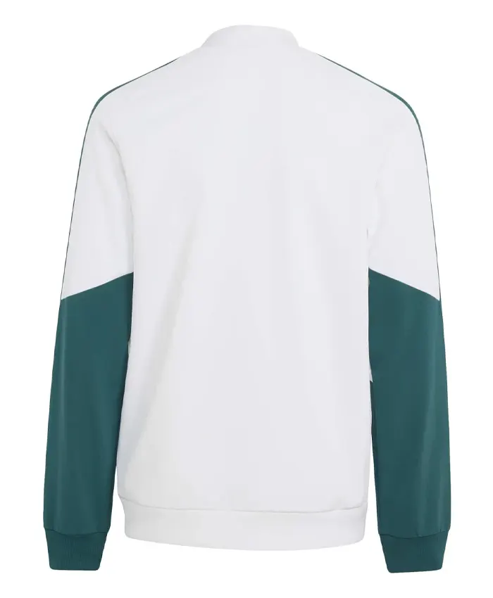 Real Madrid Adidas Training White Jacket Back