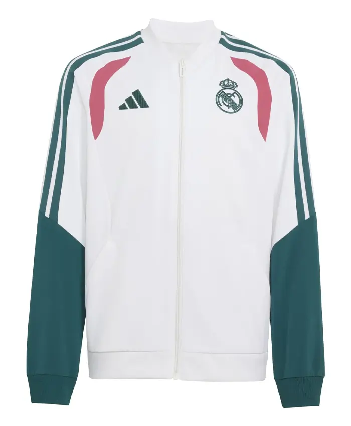 Real Madrid Adidas Training White Track Jacket