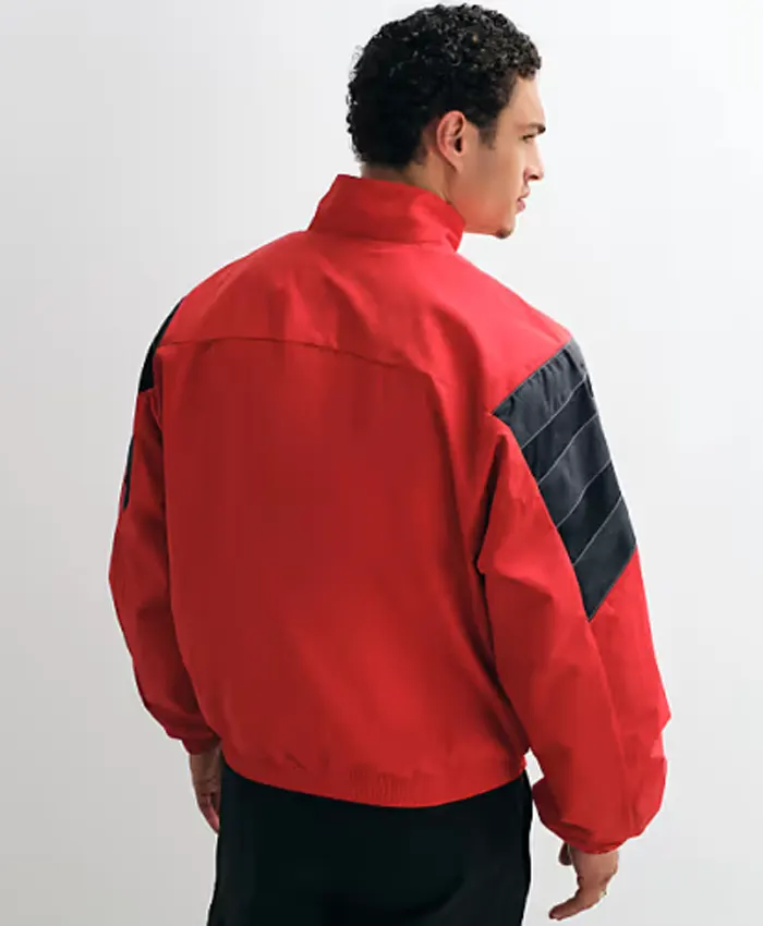 Red Adidas Santiago Track Top Jacket Back