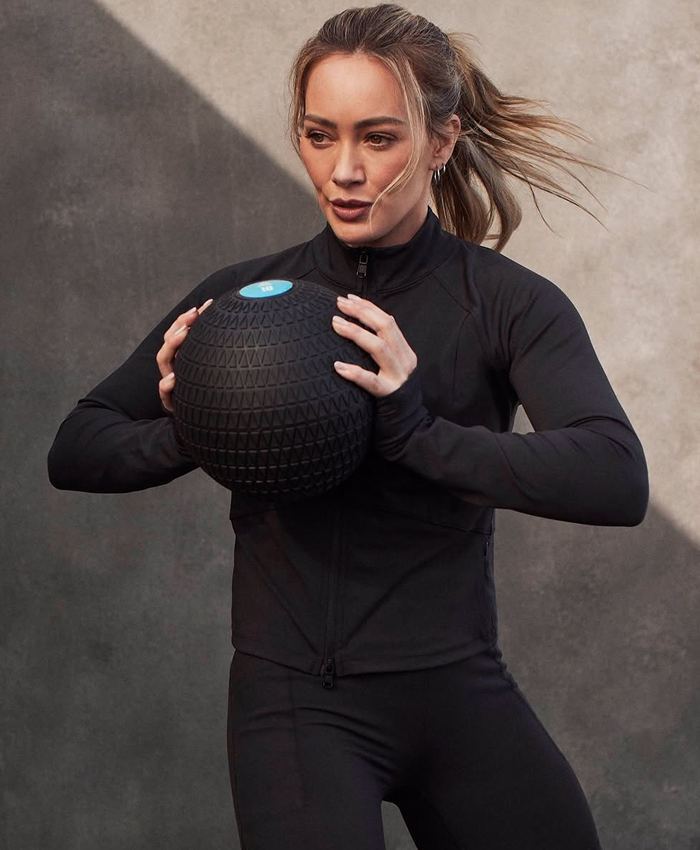 Reebok Hilary Duff Black Zip Jacket For Sale
