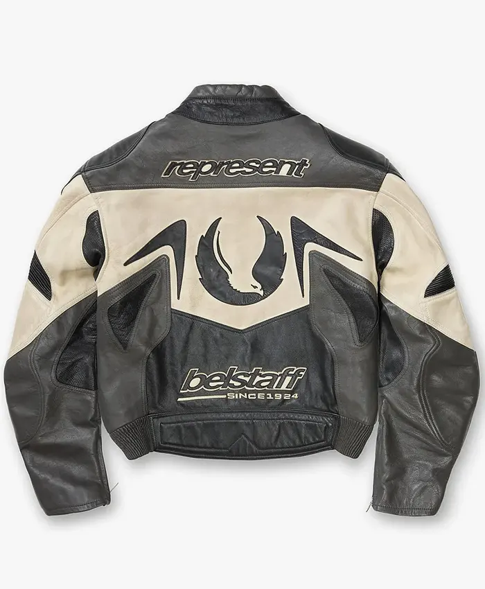 Represent X Belstaff Leather Race Jacket