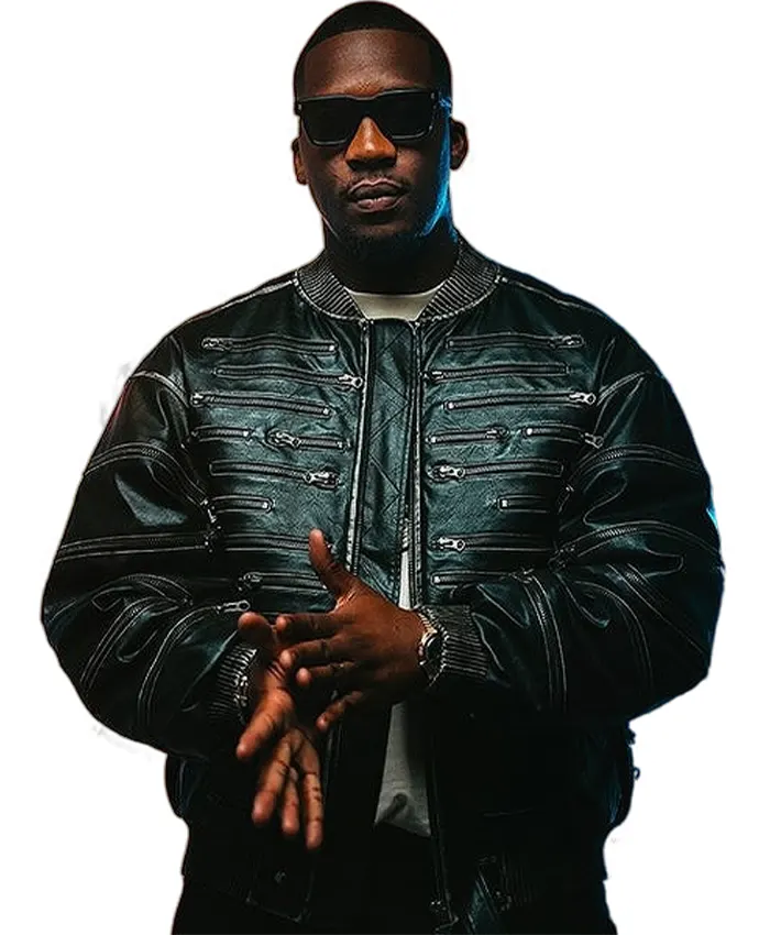 Rhythm-Flow-France-Monsieur-Ocho-Multiple-Zipper-Black-Leather-Bomber-Jacket