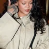 Rihanna-Leaving-Siena-Restaurant-Paris-2026-Beige-Cotton-Jacket-Front