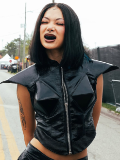 Rolling-Loud-2026-Molly-Santana-Leather-Vest