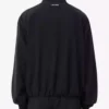 Russian Tennis Player Daniil Medvedev Lacoste Black Polyester Track Jacket back view