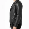 Rustline-Black-Leather-Biker-Jacket-For-Mens