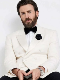 Sacrifice-Chris-Evans-White-Blazer