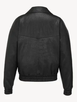 Saint Laurent Leather Jacket Back