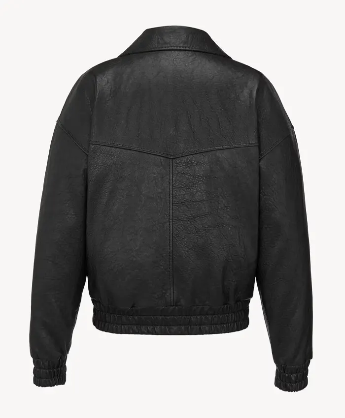 Saint Laurent Leather Jacket Back