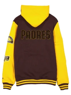 San Diego Padres Throwback Patch Jacket Back