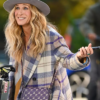 Sarah Jessica Parker And Just Like That Plaid Coat For Sale