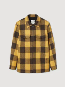 Sasha’s yellow checked shirt jacket on Nobody Wants This