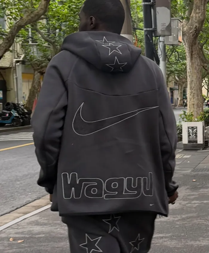 Shanghai-Sheck-Wes-Rocking-Wagyu-x-Nike-Grey-Fleece-Hooded-Full-Zip-Jacket-On-Sale