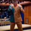 Shara Bullet Two-Tone Color-Block Double-Breasted Suit