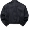 Shemar Stewart Cleveland Browns Boredom Kills Spider Type Dark Blue Denim With Rivet Jacket back view