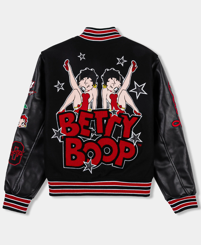 Shoe Palace x Betty Boop Black Jacket Back
