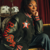 Shoe Palace x Betty Boop Varsity Jacket Black