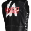 Shop 2006 WWE LA Knight Black Leather Vest For Men