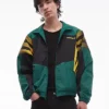 Shop Adidas Santiago Dark Green Full Zip Up Track Top Jacket For Men