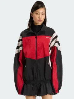 Shop Adidas Santiago Woven Full Zip Up Track Top Jacket For Women