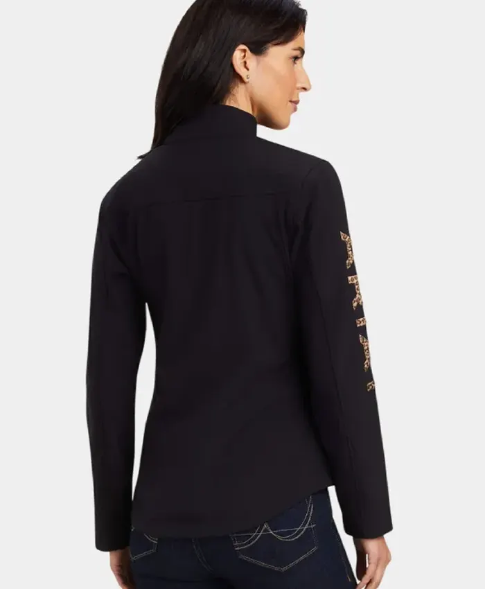 Shop-Ariat-Softshell-Cheetah-Black-Full-Zip-Jacket-On-Sale