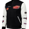 Shop Cars Freeze Max Radiator Full-Zip Black And White Varsity Jacket Sale