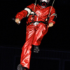 Shop Chris Brown Red Leather Pants and Jacket