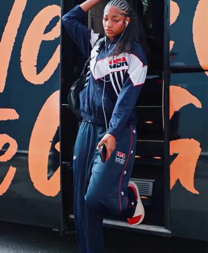 Shop-FIBA-WWC-2026-Angel-Reese-Reebok-Navy-Blue-and-White-Tracksuit