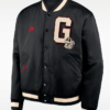 Shop Georgia Legacy Nike College Full-Snap Black Bomber Varsity Jacket For Sale