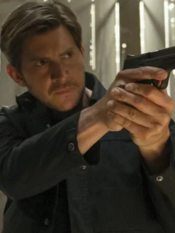 Shop Greyston Holt Neagley S01 Hudson Riley Black Jacket For Sale