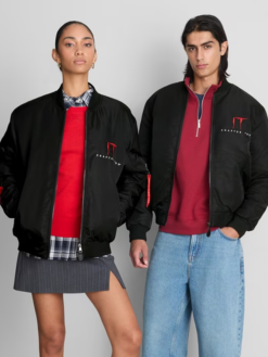 Shop Halloween IT Chapter Two Black Bomber Jacket For Men and Women