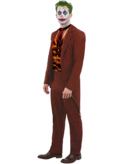 Shop Halloween Men's Modern Trickster Costume Suit For Sale