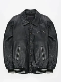 Shop-Jay-Z-Roc-A-Fella-Records-Black-Leather-Varsity-Jacket-For-Sale