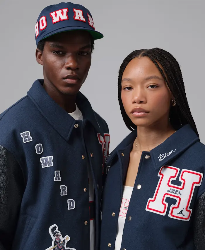 Shop Jordan Flight Howard University Varsity Jacket