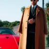 Shop Lewis Hamilton Monza Ferrari F40 Camel Wool Overcoat