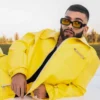 Shop-Manuel-Turizo-Yellow-Shirt-Style-Leather-Jacket-at-Discounted-Price