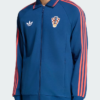 Shop Men's Adidas Croatia Away Anthem Full Zip Up Jacket In Blue