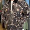 Shop Mens Carhartt Feather Tree Camo OG Detroit Bomber Jacket 2026