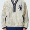 Shop Men's Kith for the New York Yankees 2026 Nylon Raffi Pullover Jacket For Sale