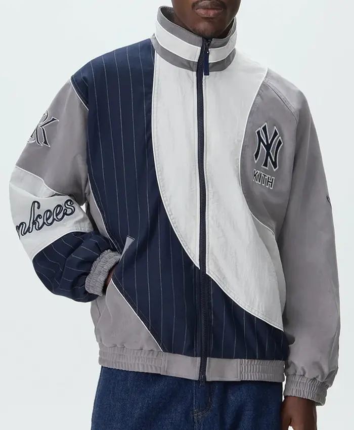 Shop Men's Kith for the New York Yankees 2026 Percy Bomber Jacket For Sale