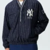 Shop Men's Kith for the New York Yankees 2026 Tropical Wool Raffi Pullover Jacket