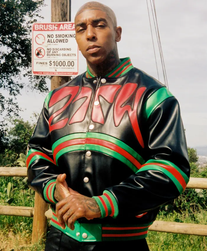 Shop Men's ZTTW Baseball Black Leather Jacket For Sale