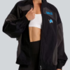 Shop NFL Detroit Lions lululemon Women's Ventilated Oversized Track Jacket In Black